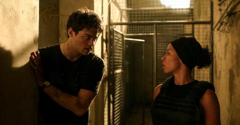 Noah Centineo and Angel Parker in 'The Recruit'