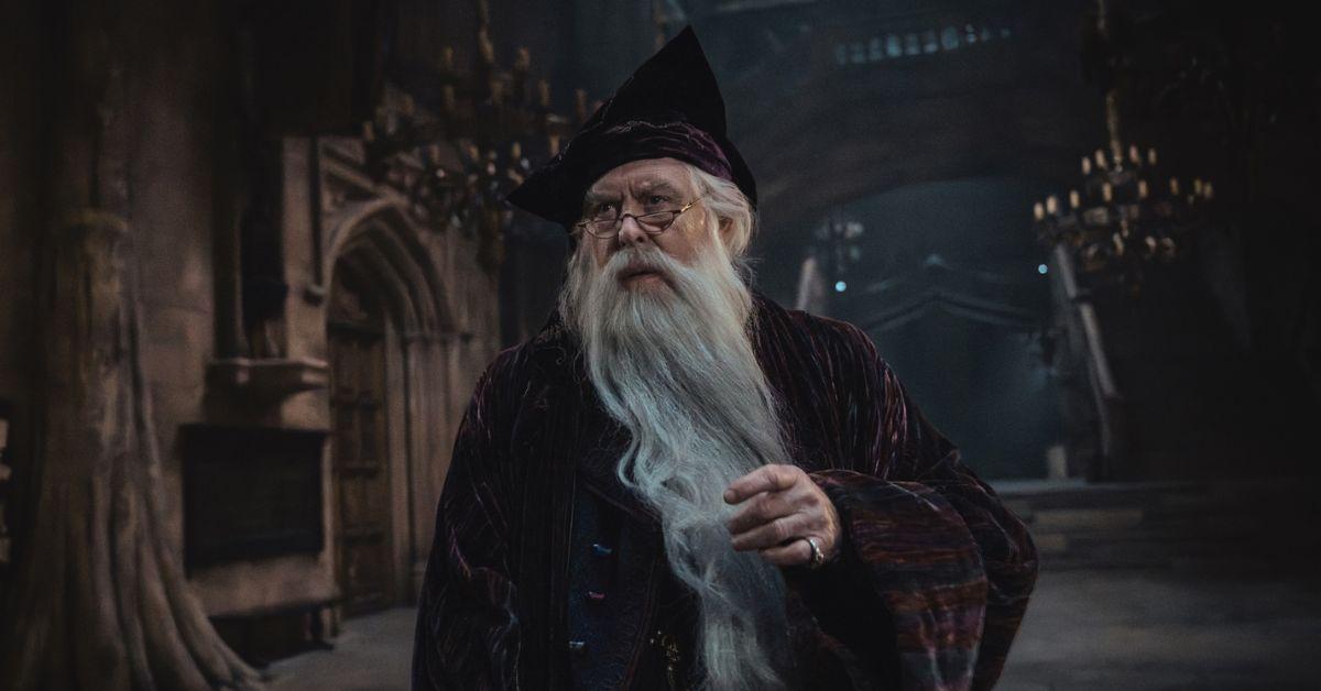 Jon Lithgow as Albus Dumbledore in 'Harry Potter.'