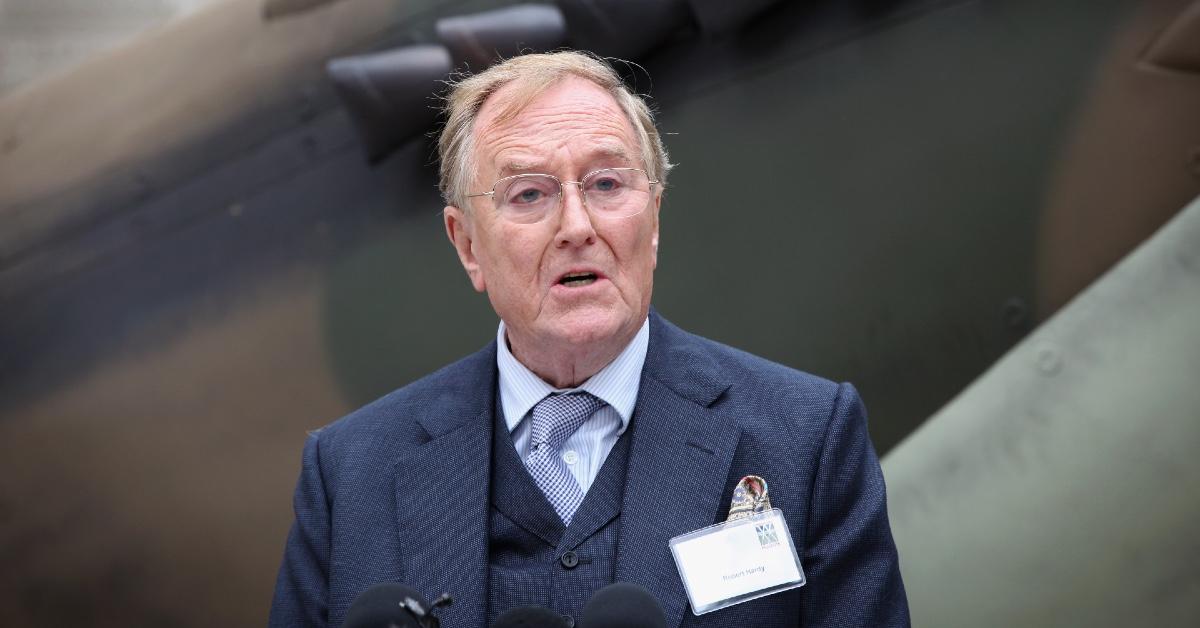 Robert Hardy at the 70th Anniversary of the Battle of Britain.