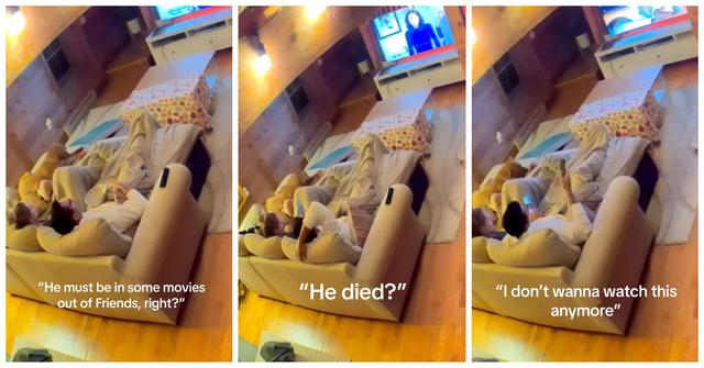 TikToker @thelifewithleo shared that he and his partner found out about Matthew Perry's death while watching 'Friends.'