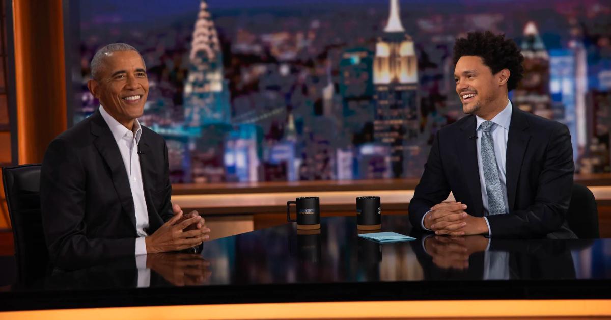 Barack Obama visits Trevor Noah on 'The Daily Show'