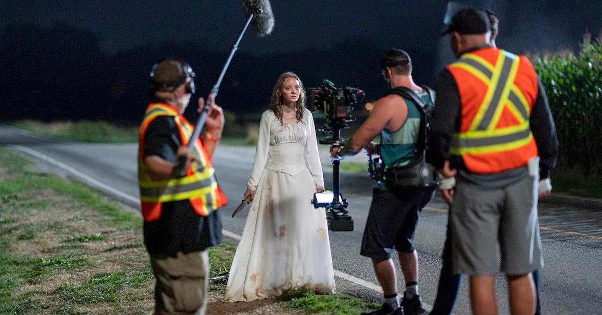 Madeleine Arthur filming 'Devil in Ohio'