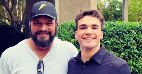 (L-R): Mark Kerr with his son, Bryce Kerr