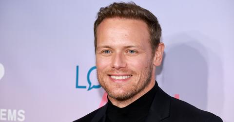 Sam Heughan on the red carpet.