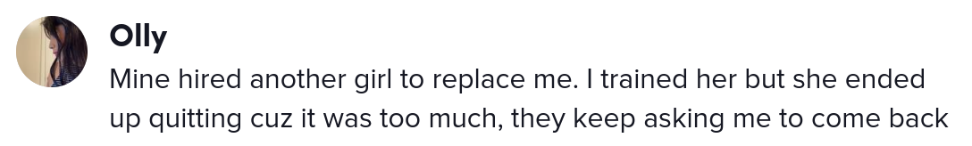 boss asks employee to train replacement