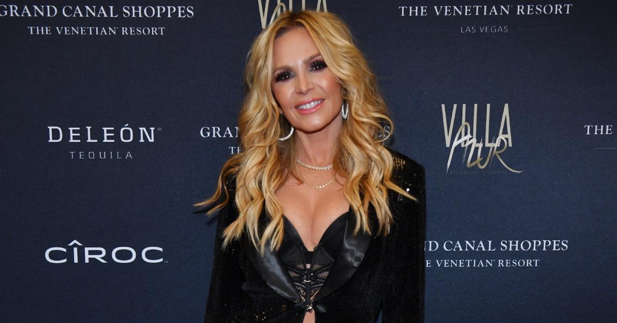  Tamra Judge arrives at the grand opening of Villa Azur Las Vegas.