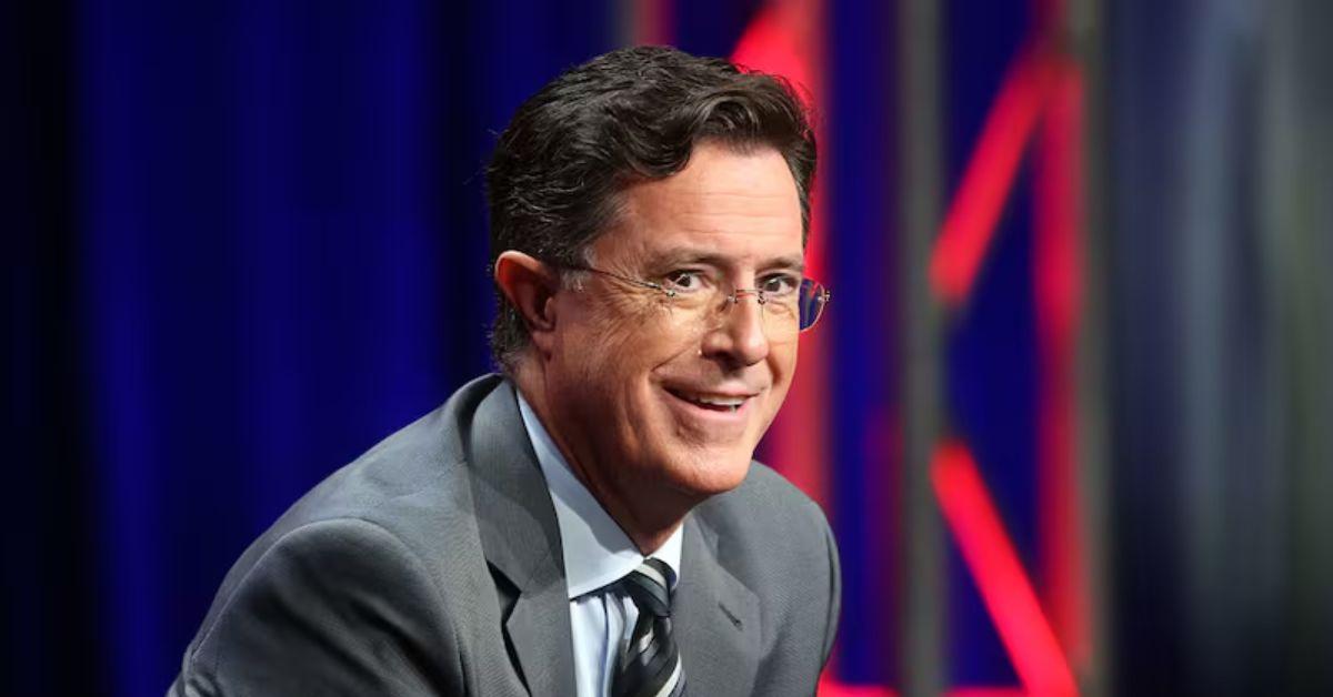 Stephen Colbert on 'the Late Show. 