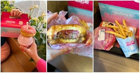 barbie meal burger king pink sauce hamburger