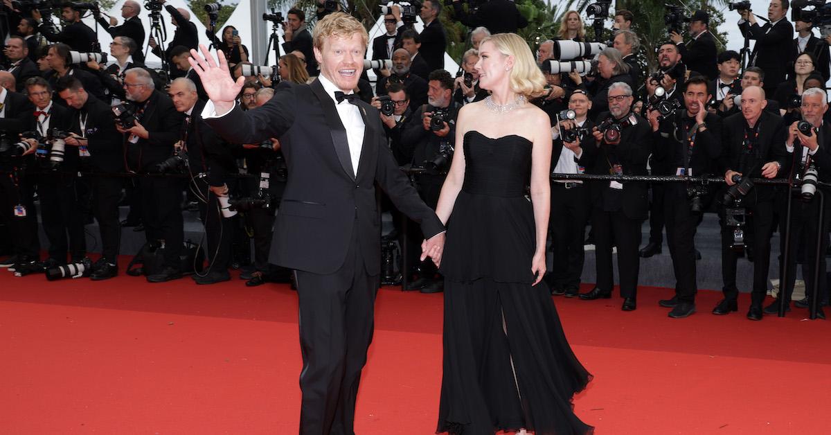 Kirsten Dunst and Jesse Plemons at the 'Killers of the Flower Moon' red carpet at the 76th annual Cannes film festival on May 20, 2023