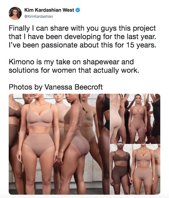 Kim Kardashian Responds to Backlash Over Kimono Shapewear by