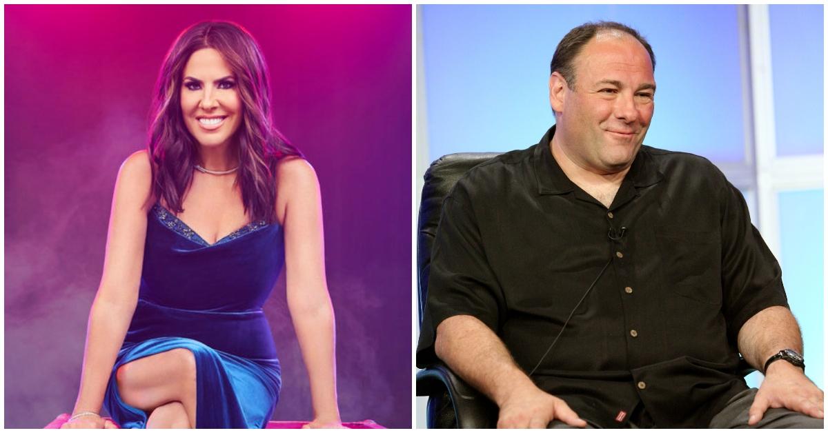 (l-r): Jennifer Fessler and James Gandolfini