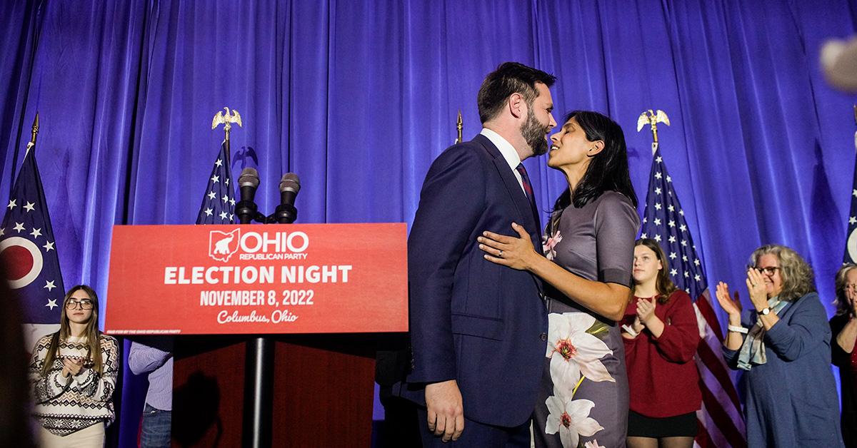 J.D. Vance and his wife Usha