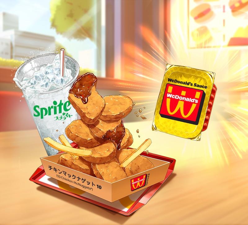 McDonald's anime-inspired WcDonald's