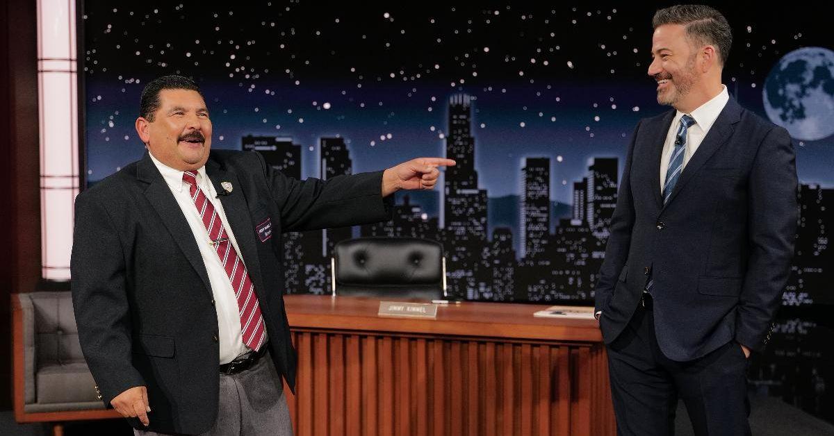 Guillermo pointing at Jimmy