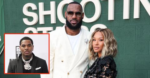 Kevin Gates at event separate from LeBron James and his wife.