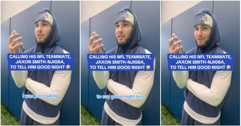 Guy pulls "goodnight prank" on his friends.