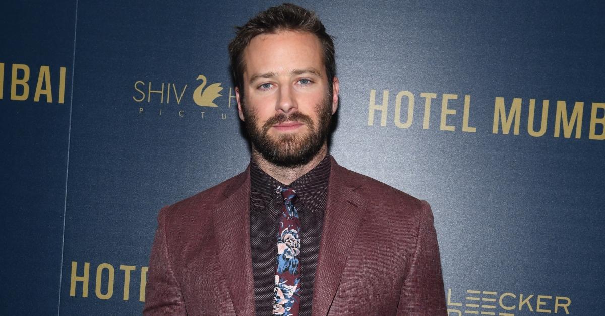 Armie Hammer at a red carpet event.