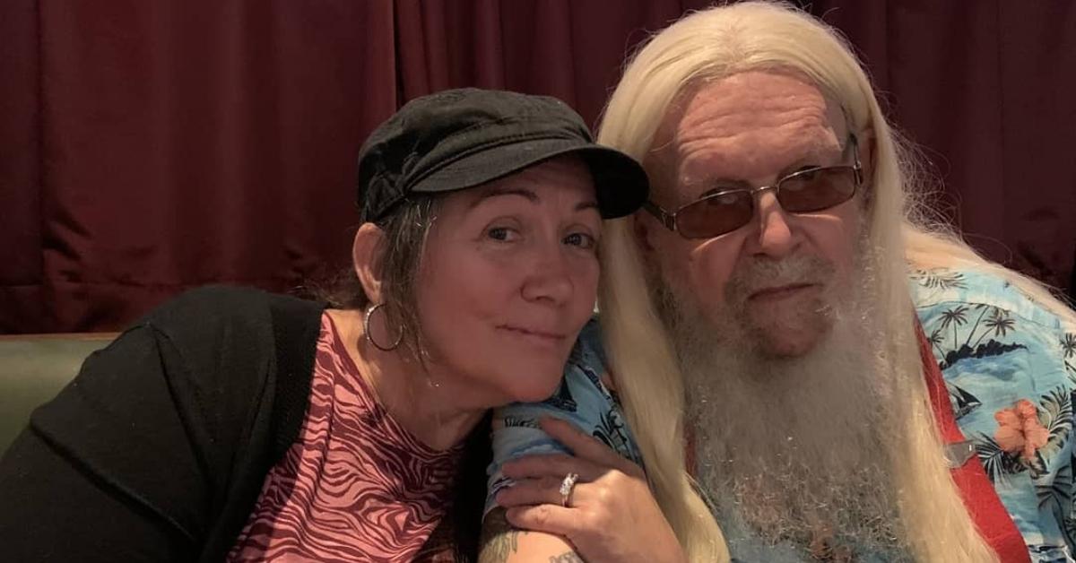 David Allan Coe with his wife.