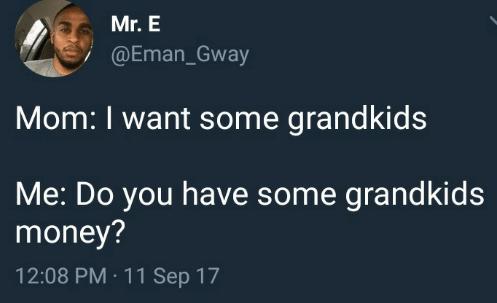 grandkids tweet