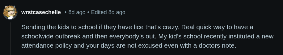 school district lice