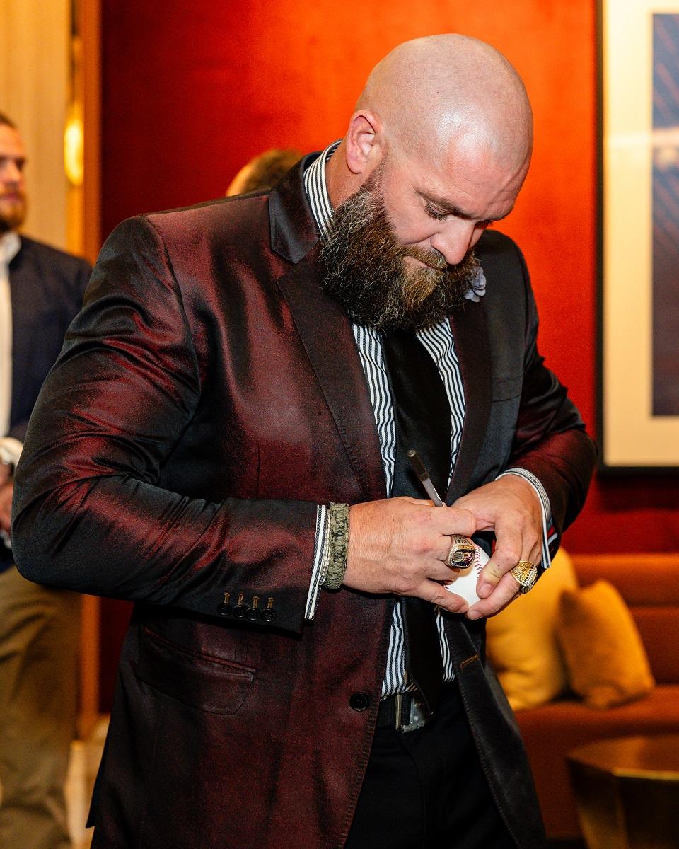 jonny gomes mlb x world series champ ballers dream celebrity poker event circa las vegas