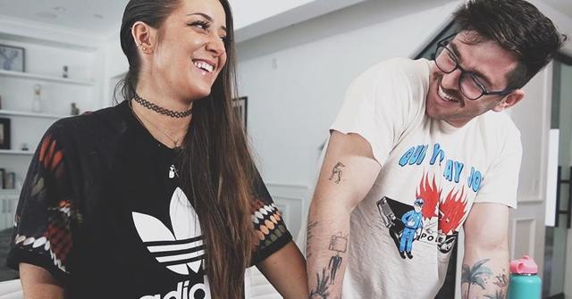 Jenna Marbles and Julien Solomita