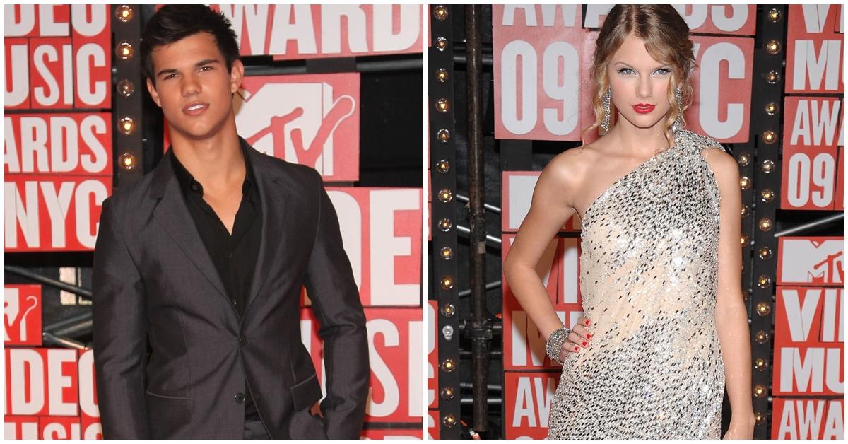 Taylor Lautner and Taylor Swift at the 2009 VMAs.