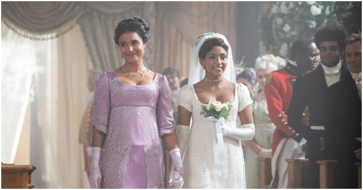 Who plays Lady Mary Sharma in Bridgerton season 2? – Shelley Conn -  Bridgerton cast: - PopBuzz