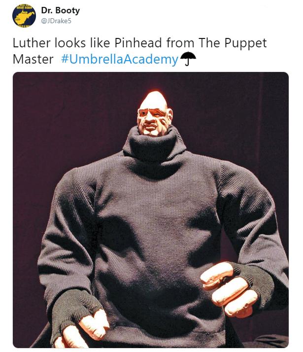 luther umbrella academy body meme