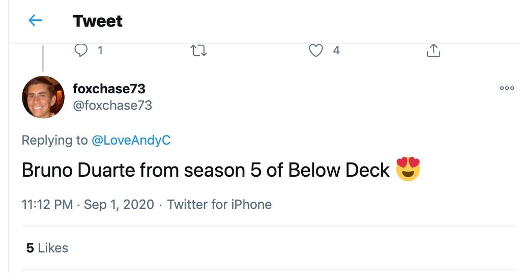 Where Is Bruno From Below Deck Now He Works As A Chief Stew