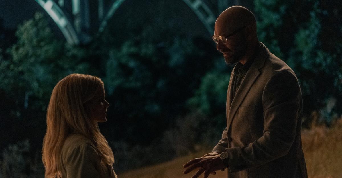 Nancy and Howard have a tense conversation in the finale of Imperfect Women.