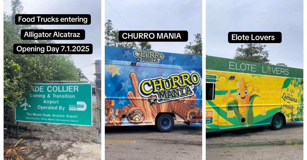 Food Trucks Were Spotted Driving Into Alligator Alcatraz — Two Are Immigrant-Owned