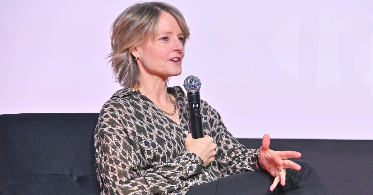 Jodie Foster speaks onstage during the Annette Bening Telluride Film Festival Tribute Event at Netflix Tudum Theater on Jan. 06, 2024 in Los Angeles