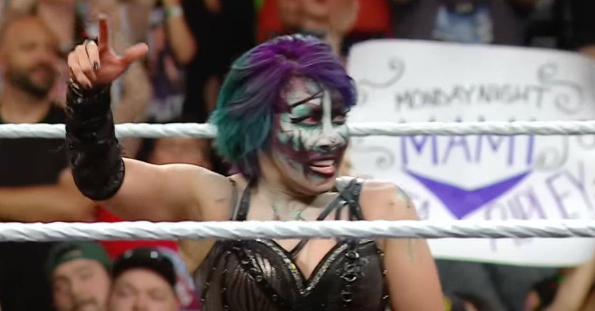 Asuka during her return match on June 16, 2025.