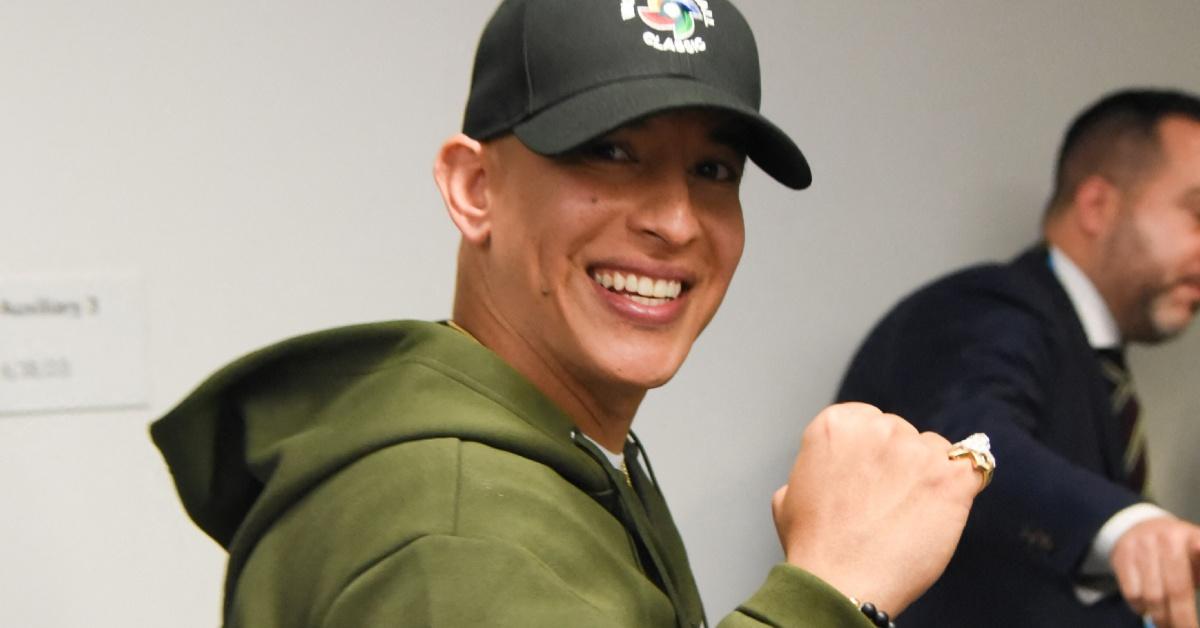 Daddy Yankee at a baseball event in 2023.