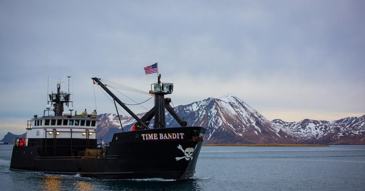 The Time Bandit fishing vessel in the ocean