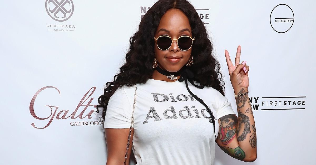 chrisette michele shoulder tattoos