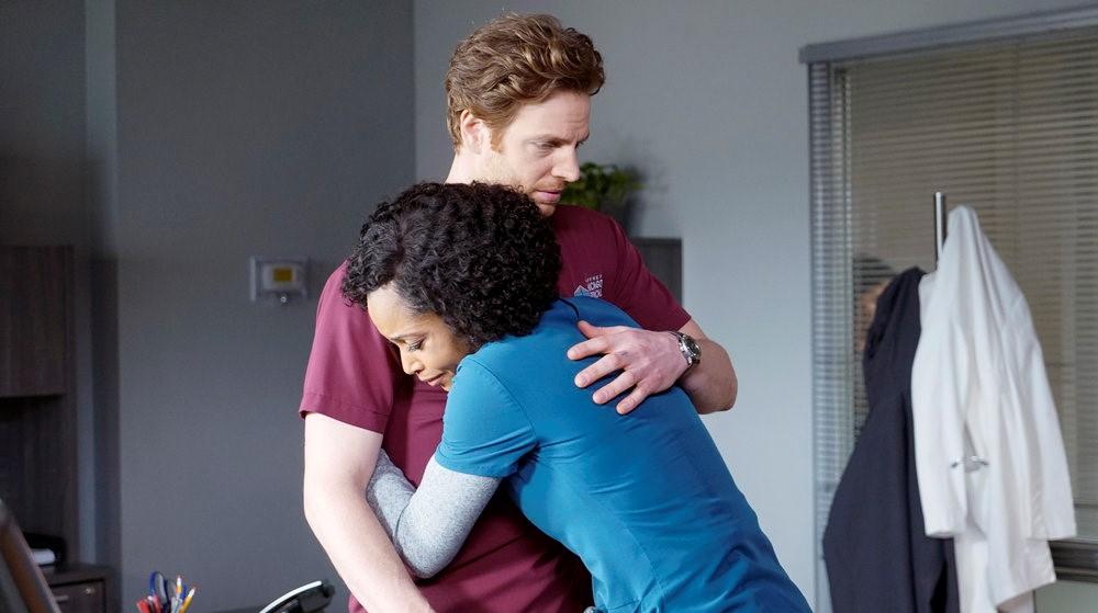 Yaya and Nick on 'Chicago Med'