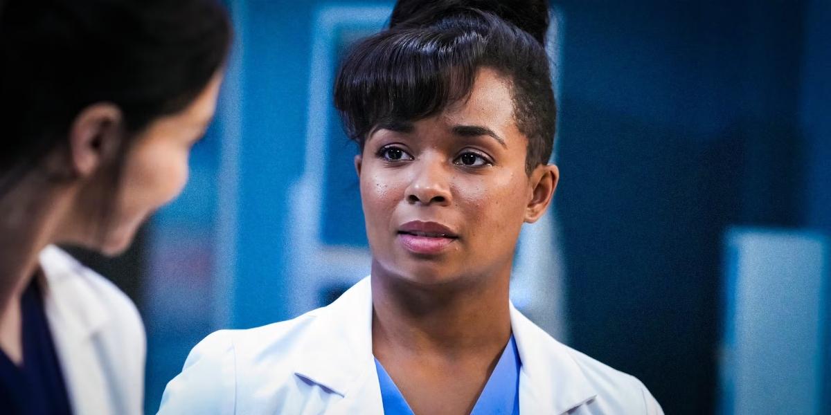 Alexis Floyd as Simone in Grey's Anatomy.