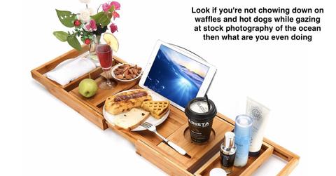 bathtub caddy tweets header