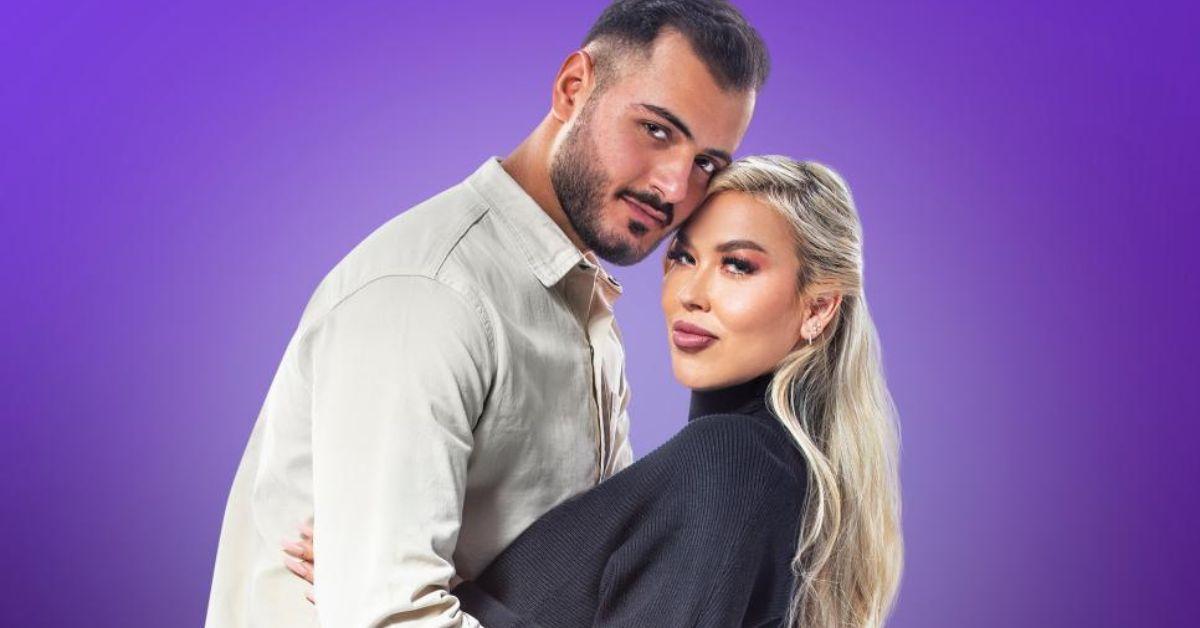 Adnan embracing Tigerlilypose  for '90 Day Fiancé: Before the 90 Days' Season 7 promo photo