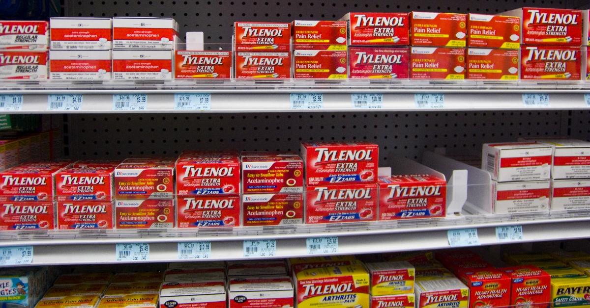 Tylenol in a drug store 
