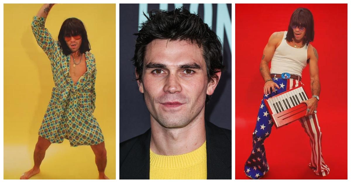 KJ Apa next to "Mr Fantasy"