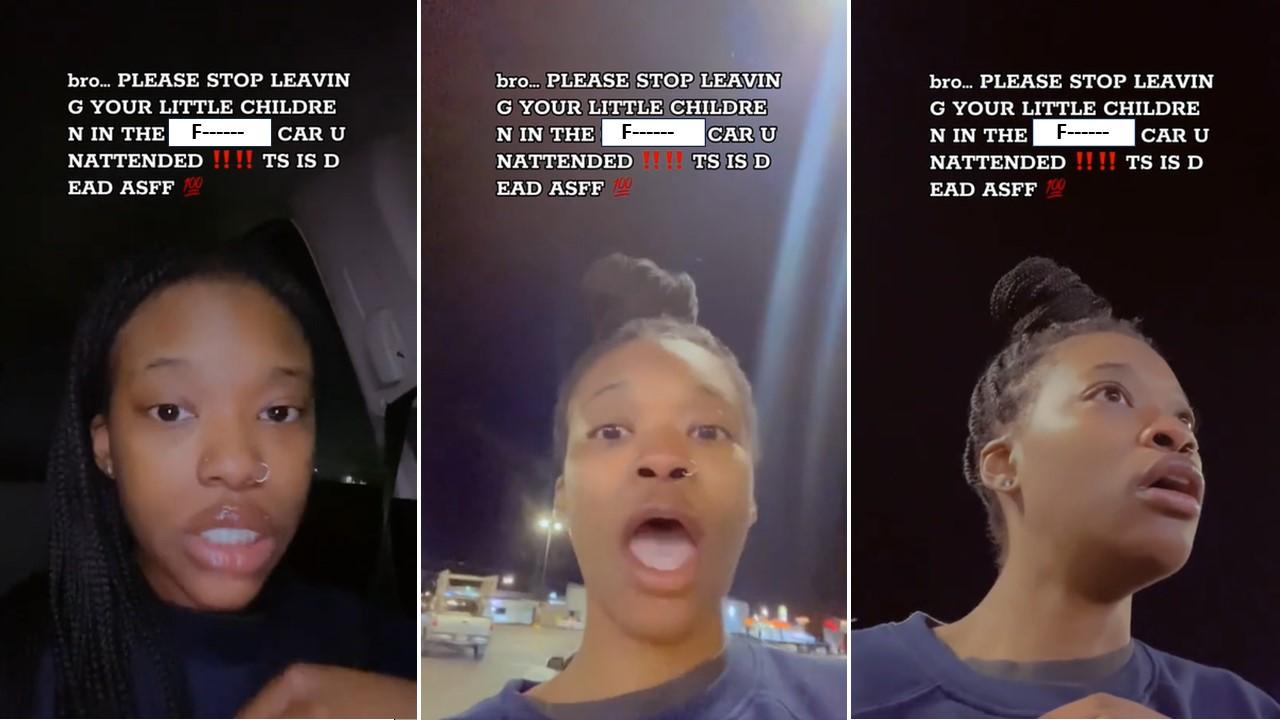 Little Kids Left in a Car, Concerned Woman Calls the Police