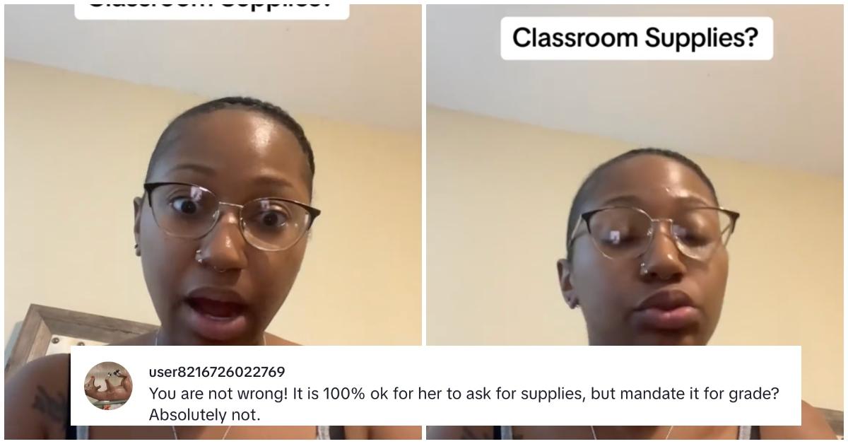 teacher gives zero student no supplies