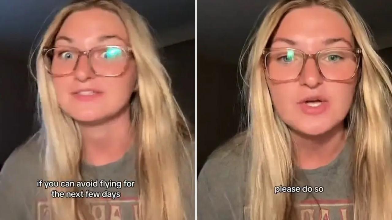 Flight attendant gives warning on TikTok