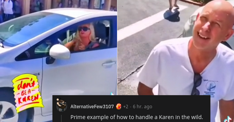 Karen Won't Move for Truck