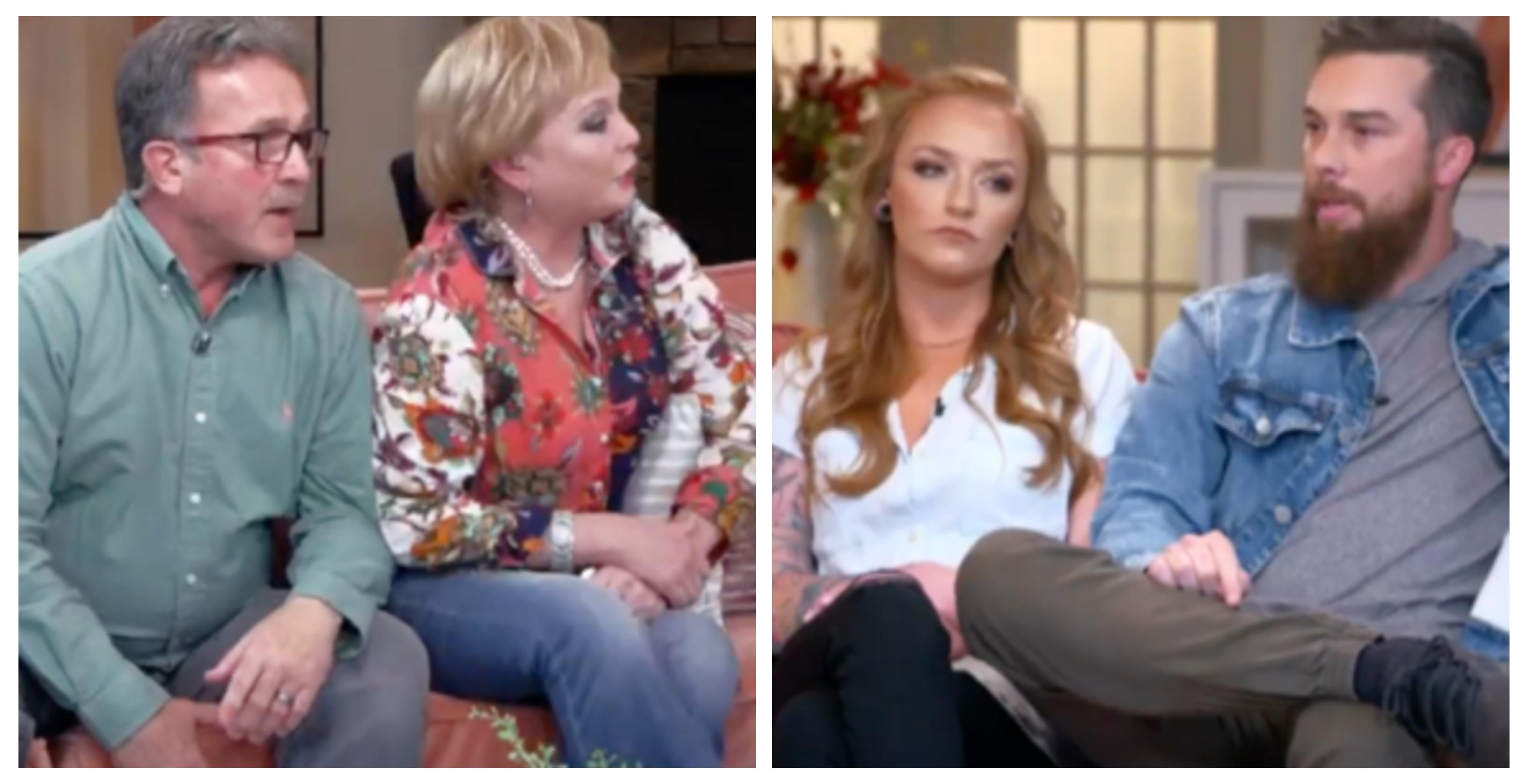 Larry, Jen, Maci and Taylor at the Teen Mom OG  Season 9 reunion. 