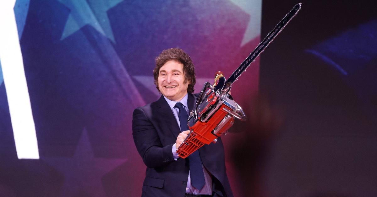 Argentinian president Javier Milei