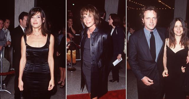 Sandra Bullock, Stockard Channing, and Aidan Quinn at the "Practical Magic" Los Angeles Premiere on Oct. 13, 1998